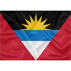 Antígua e Barbuda - Tamanho: 2.47 x 3.52m